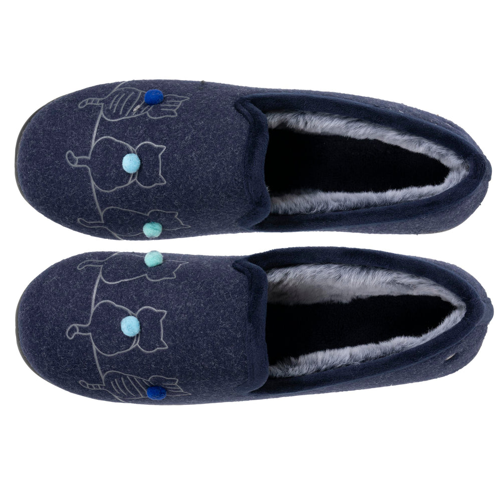 Zapatillas de casa cerradas Mujer Azul - Isotoner
