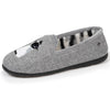 Zapatillas de casa cerradas mujer gris jaspeado fantasía - Isotoner