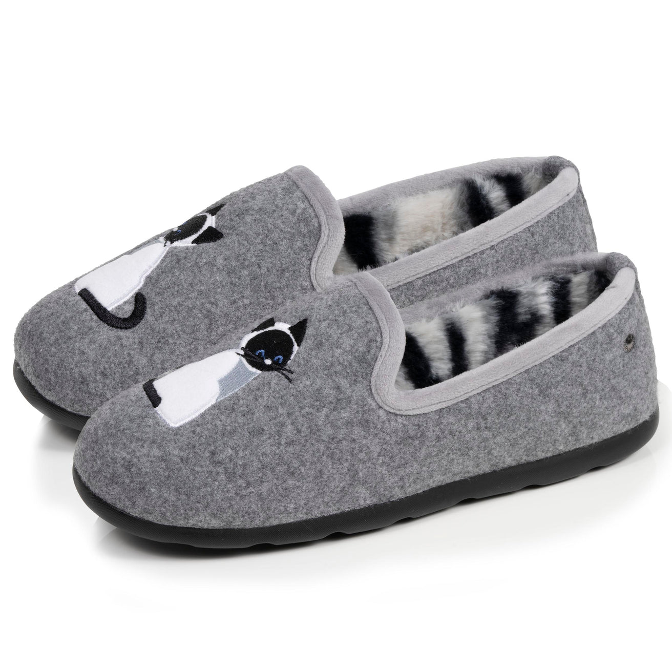 Zapatillas de casa cerradas Mujer Gris