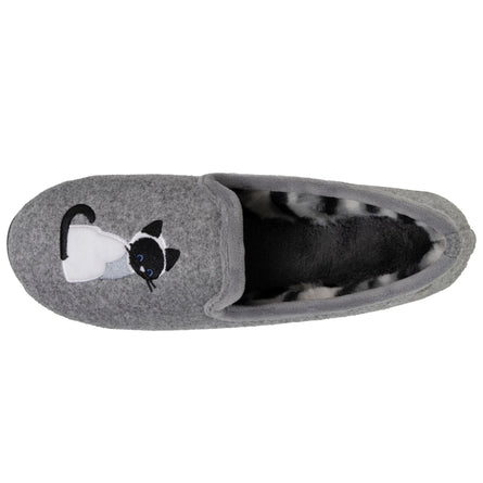 Zapatillas de casa cerradas Mujer Gris - Isotoner