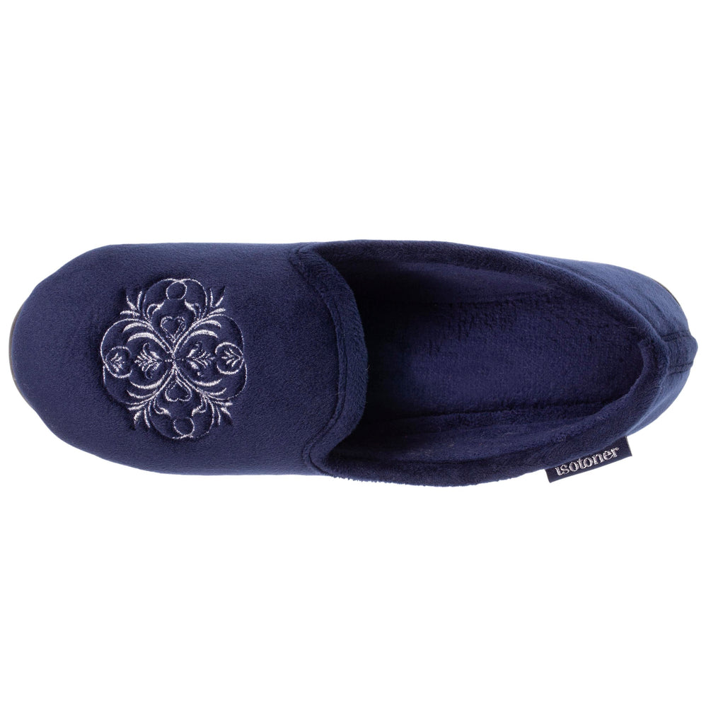 Zapatillas de casa cerradas Mujer Marino escudo - Isotoner