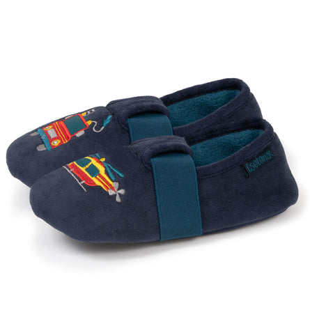 Zapatillas de casa slippers Niño Bombero Marino - Isotoner