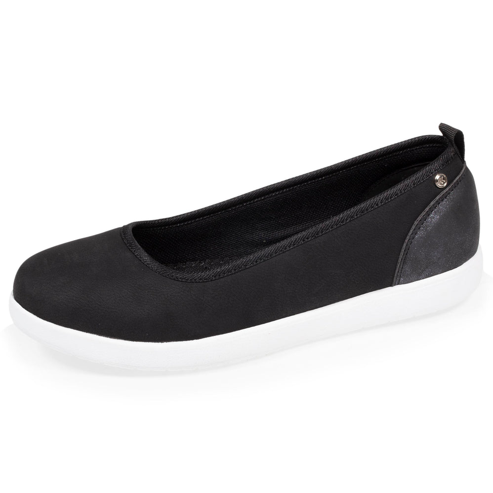 Bailarinas Mujer slip-on confort Negro - Isotoner