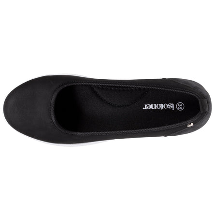 Bailarinas Mujer slip-on confort Negro - Isotoner