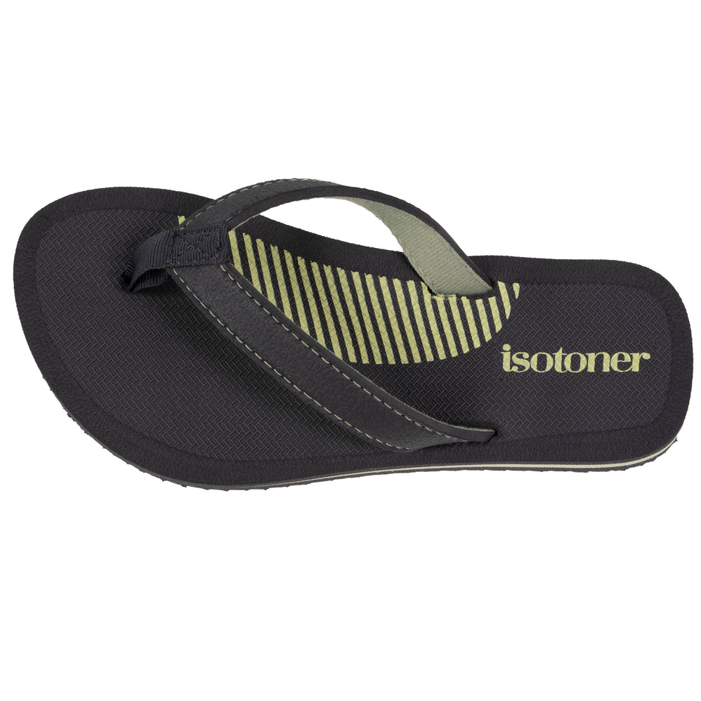 Calzado cómodo Chanclas Niño Gris/Verde - Isotoner
