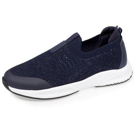 Calzado tenis Mujer sin cordones Azul Marino - Isotoner