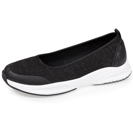 Calzado bailarinas Mujer confort sport Negro - Isotoner