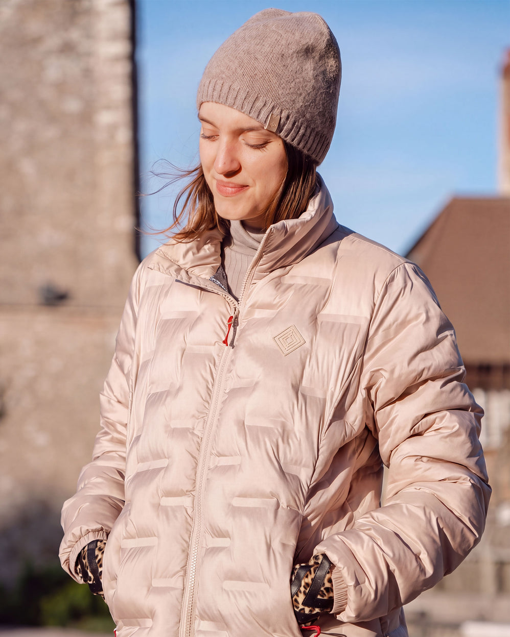 Chaquetón Mujer mangas largas Beige - Isotoner