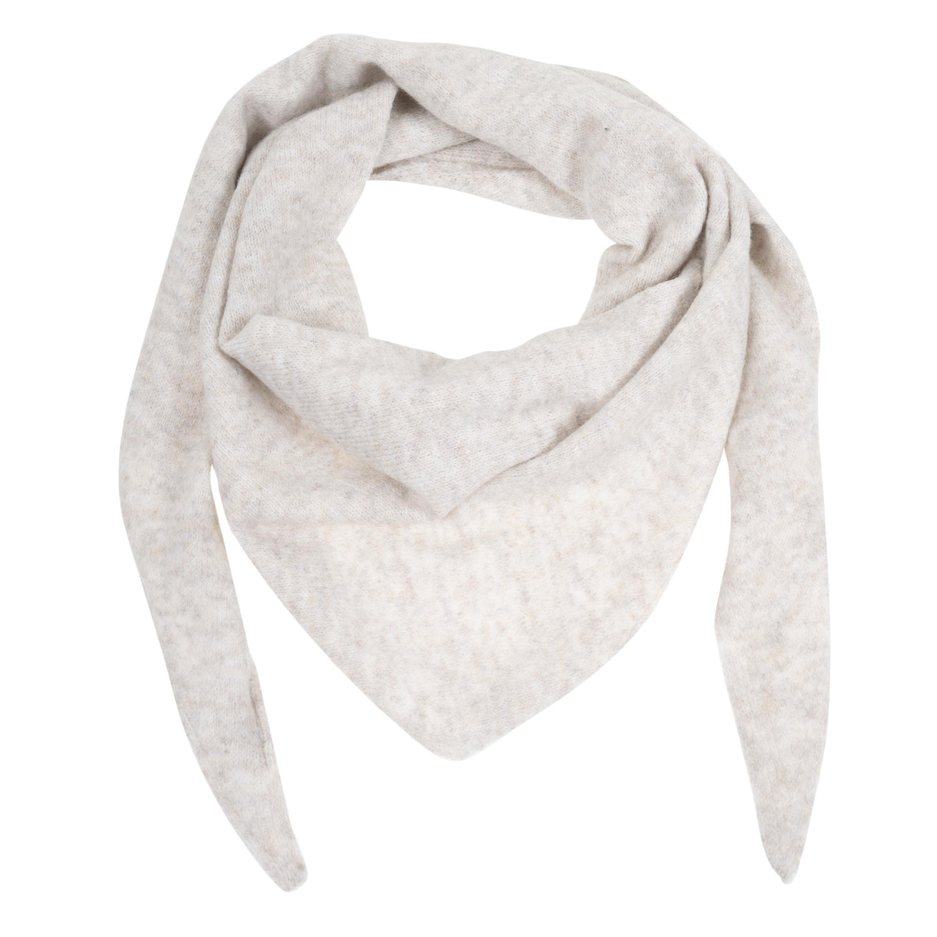 Bufanda Bandana triangular Mujer Malla Beige
