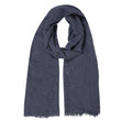 Bufanda Mixta Ultra-suave Azul jaspeado