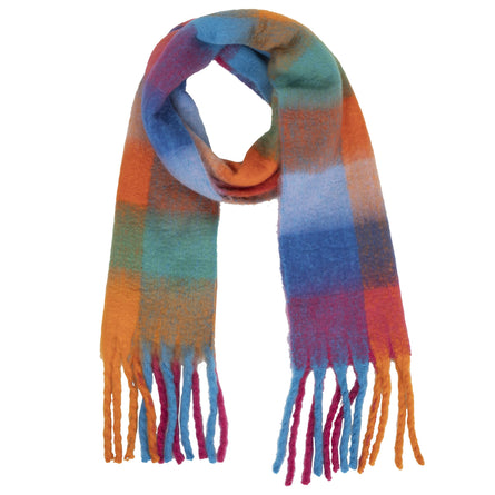 Bufanda Mujer con flecos Multicolor - Isotoner
