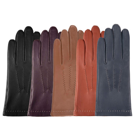 Guantes Mujer 3 costuras cuero Denim - Isotoner