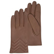 Guantes Mujer piel de cordero Coñac pespuntes