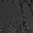 Guantes Mujer piel de cordero Negro pespuntes