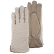 Guantes Mujer Sherpa táctiles Beige