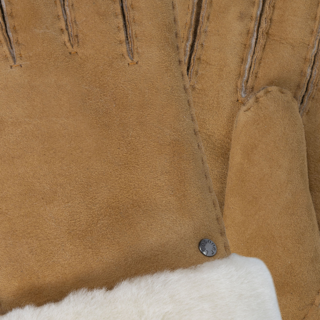 Guantes Mujer cuero/piel Caramelo