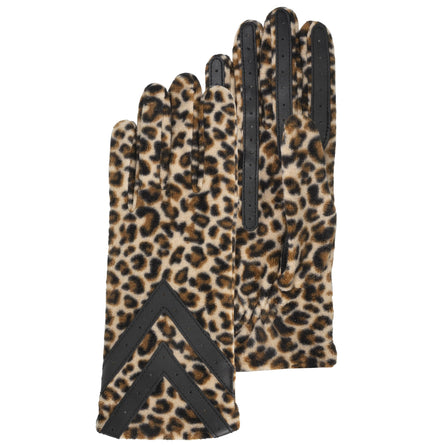 Guantes Mujer táctiles Polar reciclado Leopardo - Isotoner