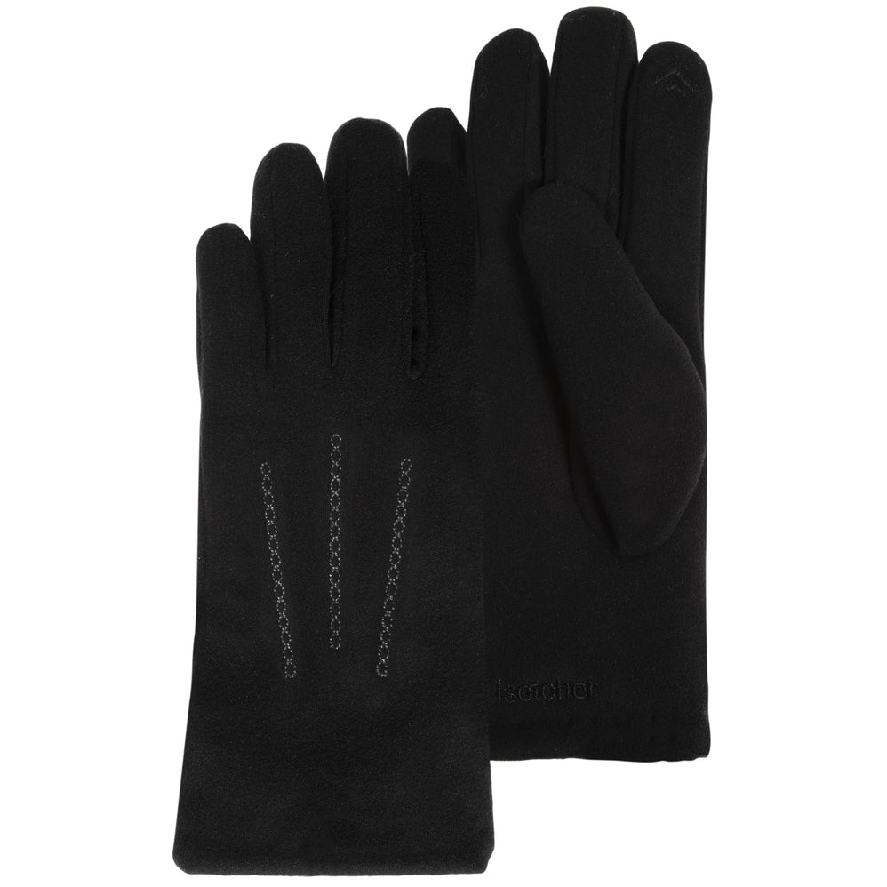Guantes Mujer Microfibra táctiles Negro - Isotoner