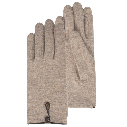 Guantes Mujer táctiles Lana Beige - Isotoner