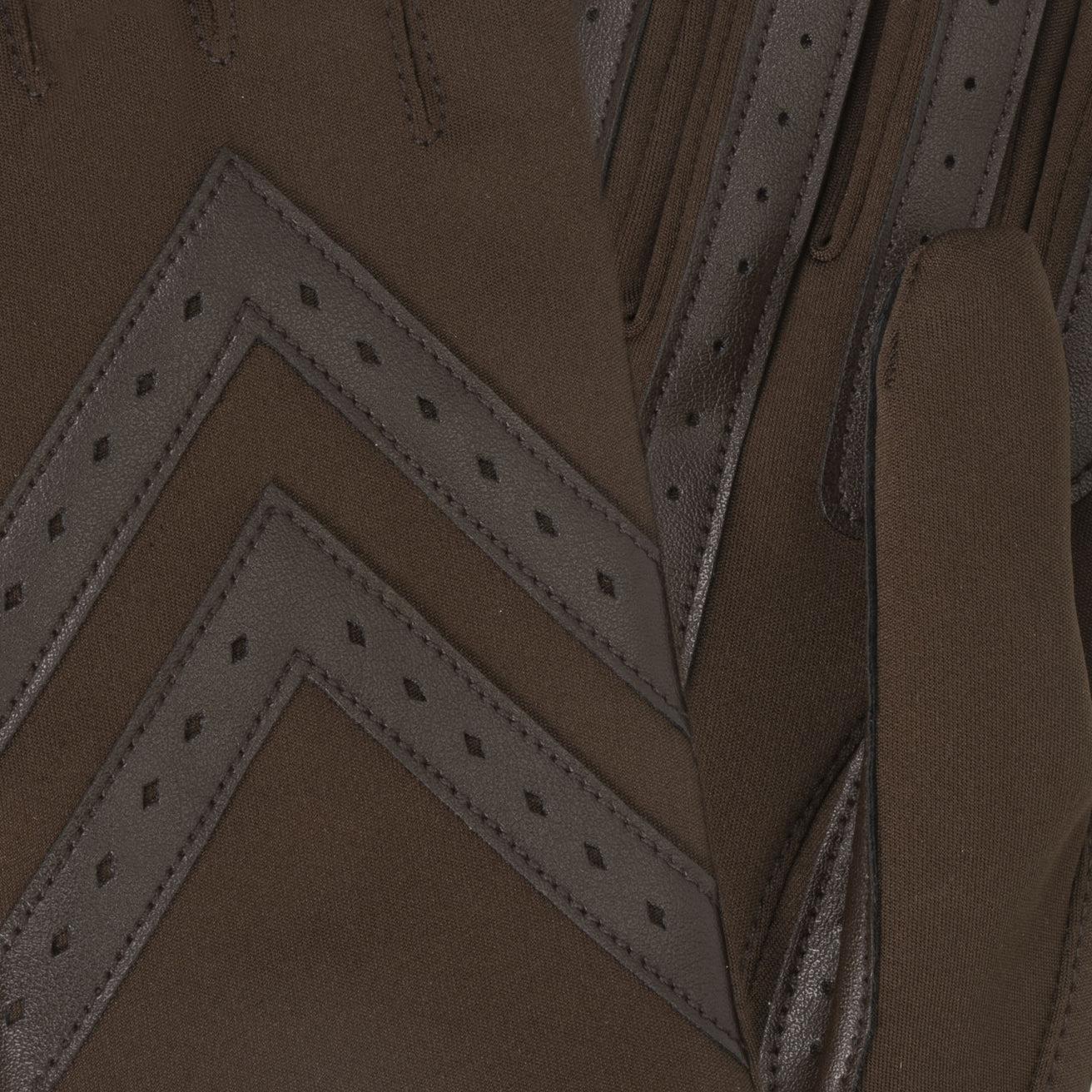 Guantes Mujer tejido elástico Marrón