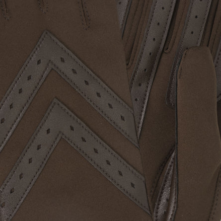 Guantes Mujer tejido elástico Marrón - Isotoner