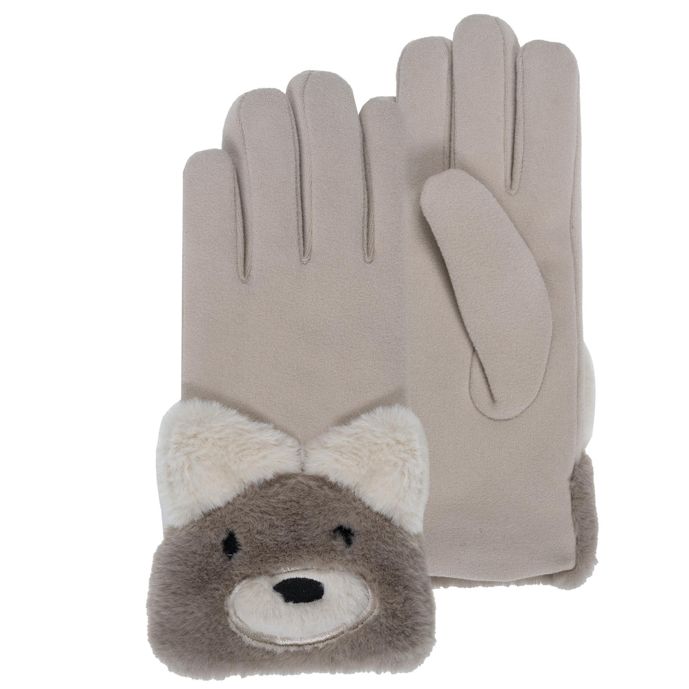 Guantes Niña 6/8 años Beige Imitación piel - Isotoner