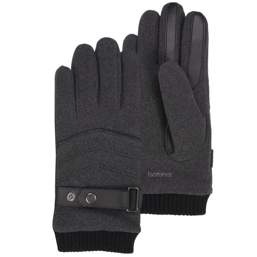 Guantes táctiles Hombre Grises - Isotoner