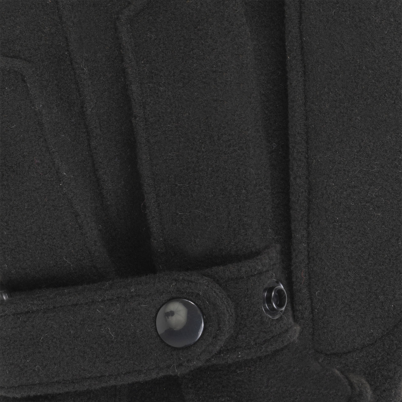 Guantes Hombre Negro polar reciclado