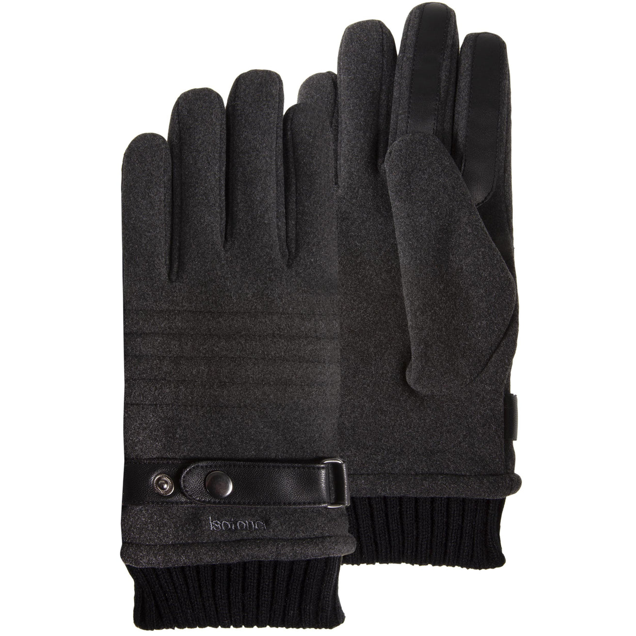 Guantes Hombre Smartouch táctiles Gris
