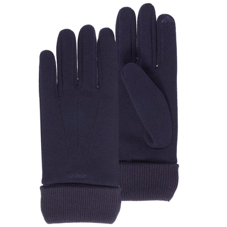 Guantes Hombre táctiles Marino tejido suave - Isotoner