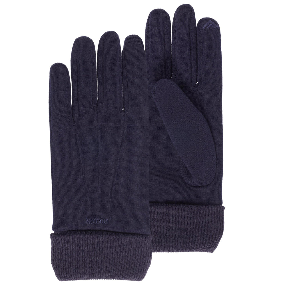 Guantes Hombre táctiles Marino tejido suave - Isotoner