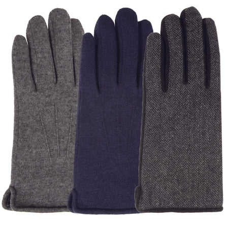 Guantes Hombre táctiles lana Chevrón - Isotoner