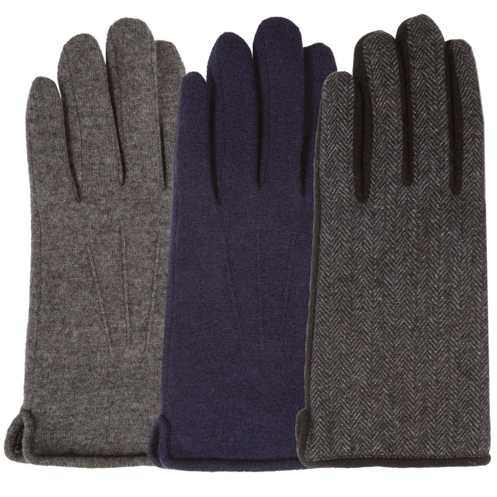 Guantes Hombre táctiles lana Chevrón - Isotoner
