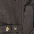Guantes Hombre cuero Marrón lengüeta de ajuste