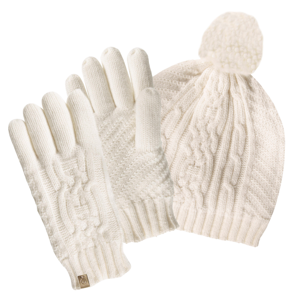 Guantes Mujer Malla Aran Blanco - Isotoner