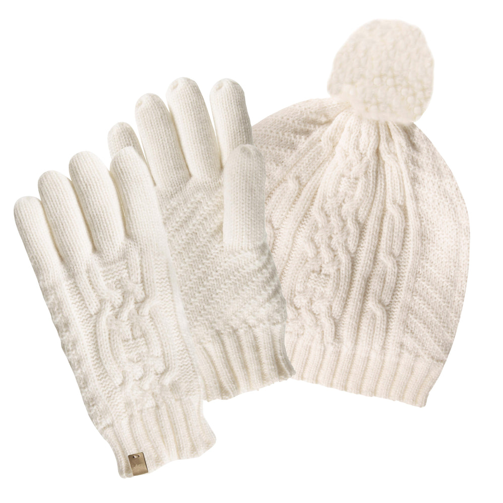 Gorro Mujer Malla Aran Blanco - Isotoner
