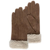 Guantes Mujer Chocolate en cuero cognac - Isotoner