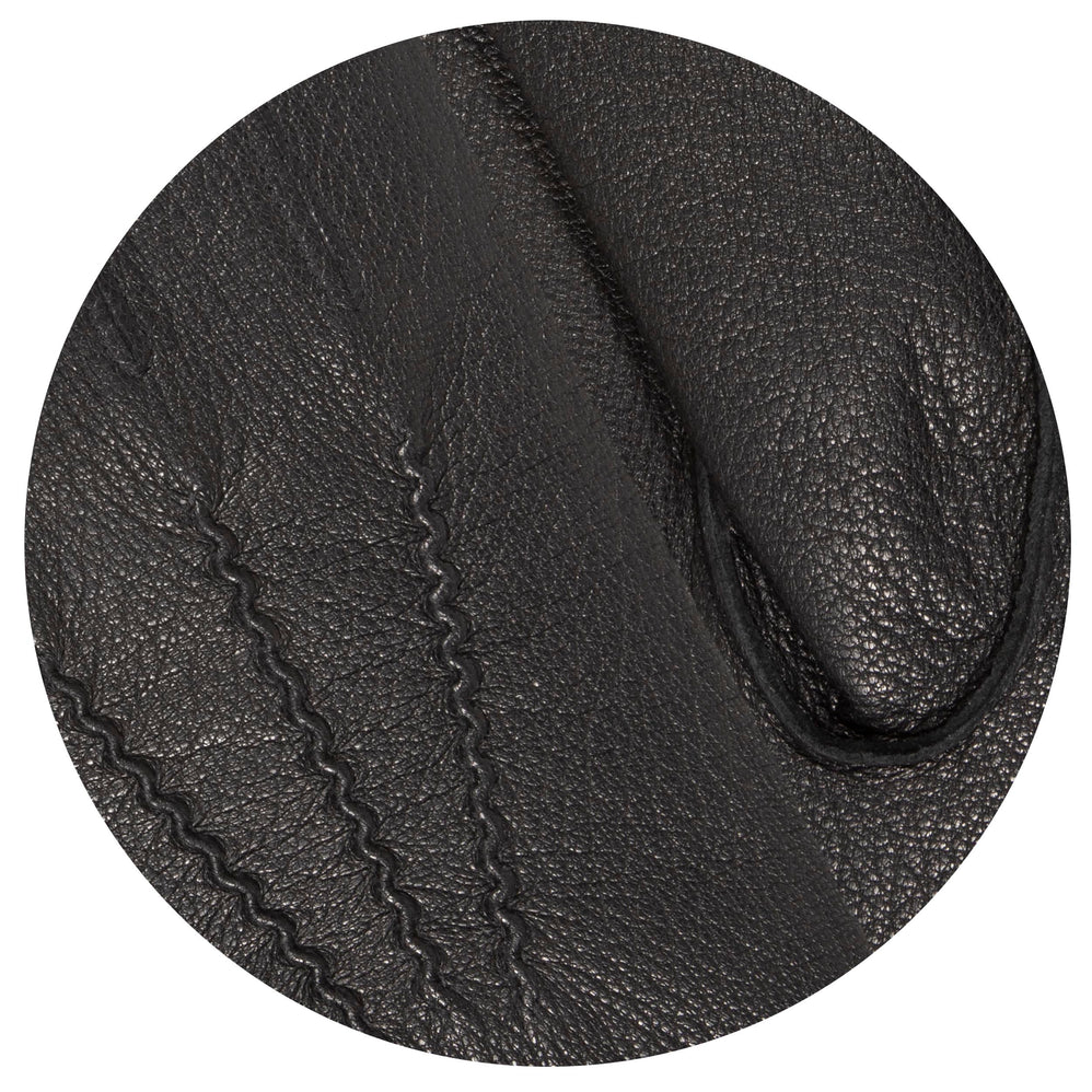 Guantes Hombre de cuero de cabra Negro - Isotoner