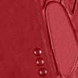 Guantes Mujer cuero 3 botones Rojo
