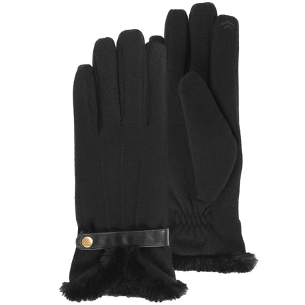 Guantes Mujer Negro suedina microfibra - Isotoner