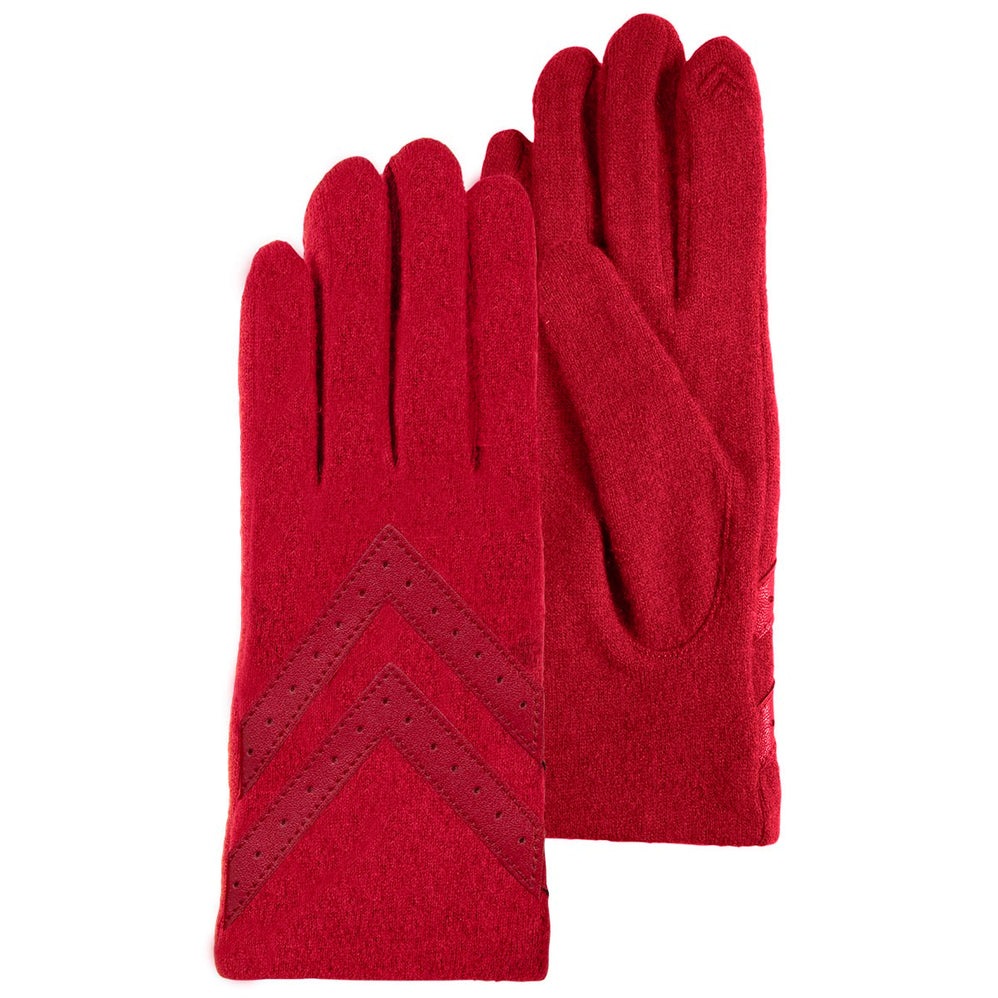 Guantes Mujer táctiles lana Rojo - Isotoner