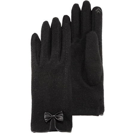 Guantes Mujer táctiles nudo Negro - Isotoner