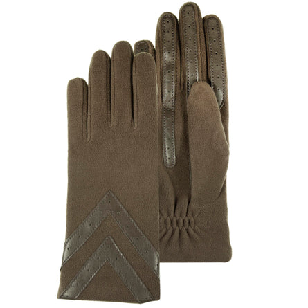 Guantes Mujer táctiles Polar reciclado Caqui - Isotoner