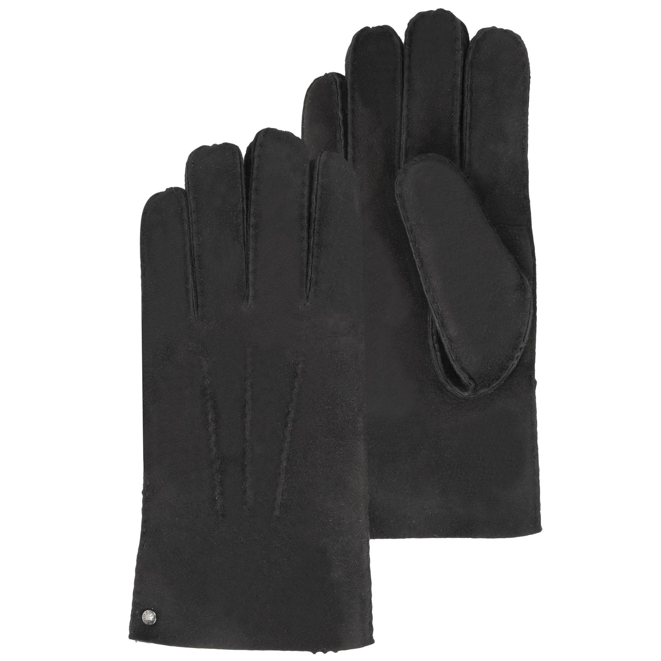 Guantes Hombre cuero cálido Negro