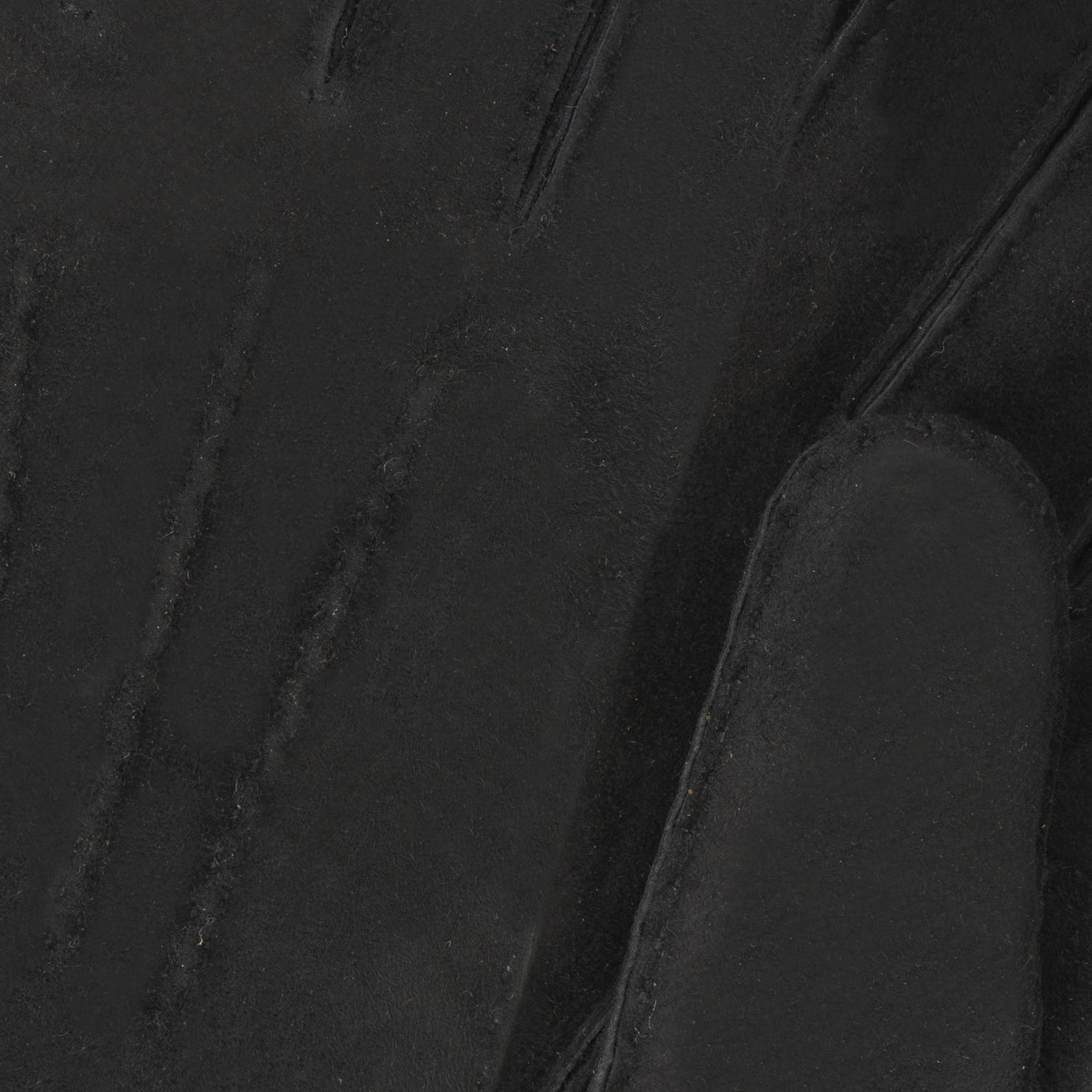 Guantes Hombre cuero cálido Negro