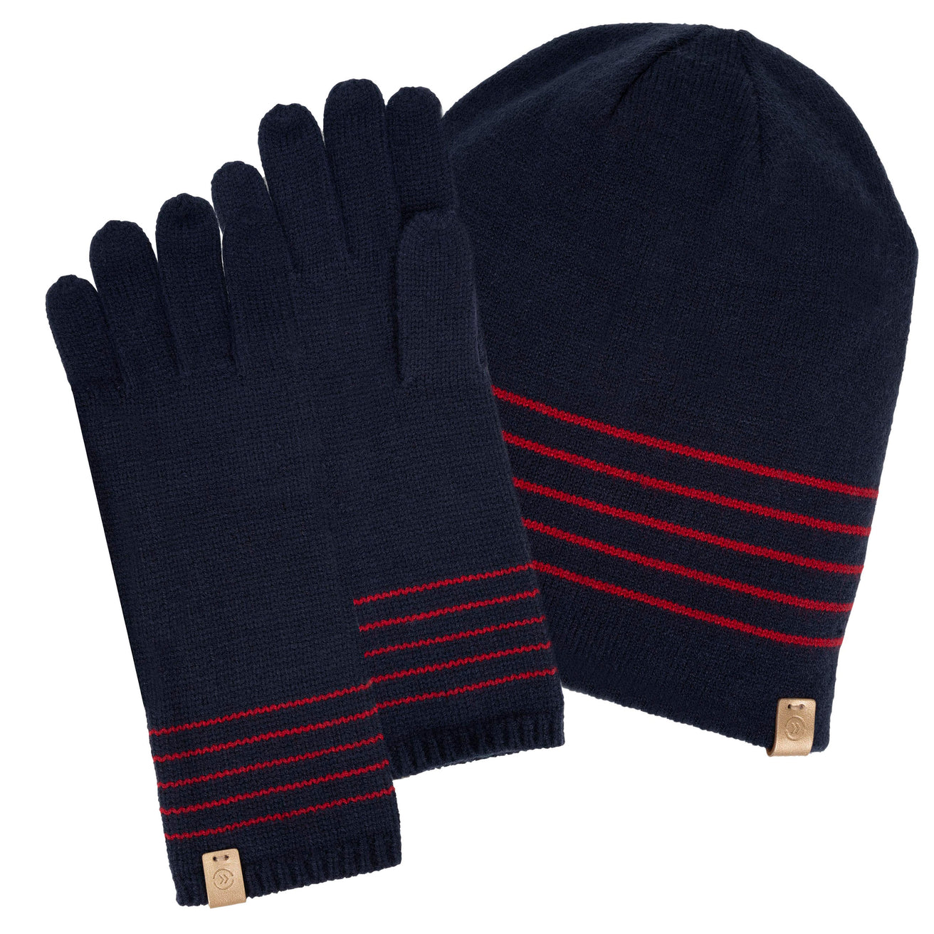 Guantes largos a rayas Soft Touch Marino