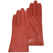 Guantes Mujer cuero Mandarina