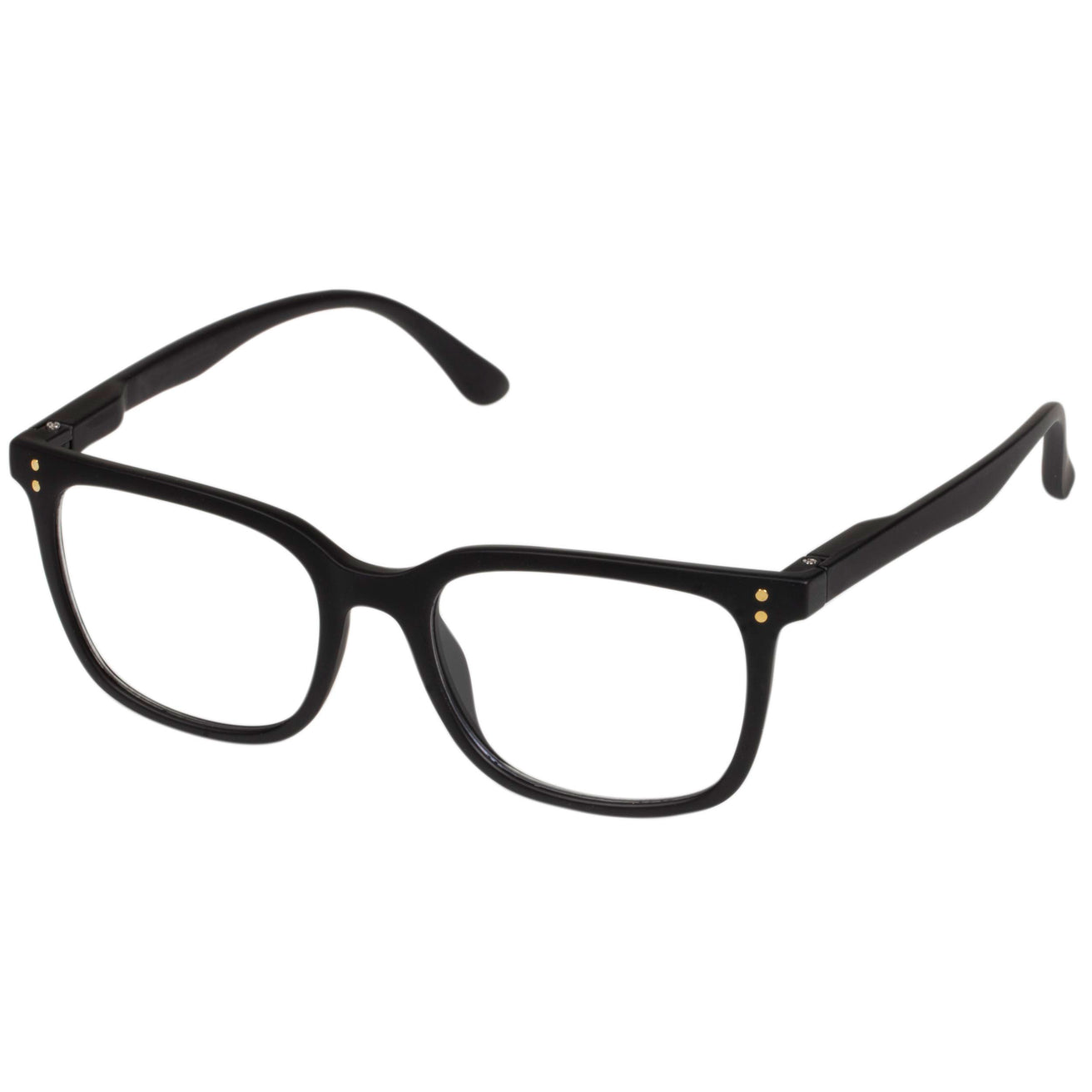 Gafas de lectura unisex trapecio Negro