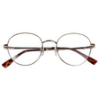 Gafas de lectura Mixtas Metálicas Doradas