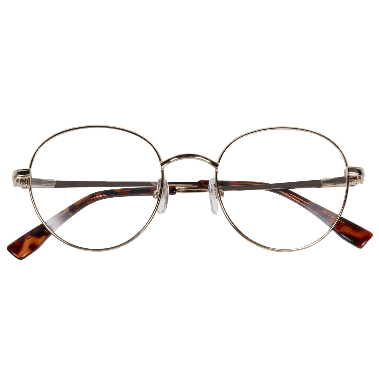Gafas de lectura Mixtas Metálicas Doradas